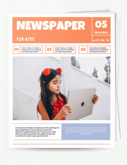 Newspaper For Kids - free Google Docs Template - 197