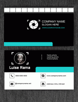 Photography Business Card - free Google Docs Template - 302