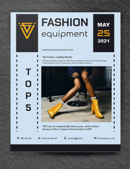 Double Sided Event Brochure - free Google Docs Template - 442