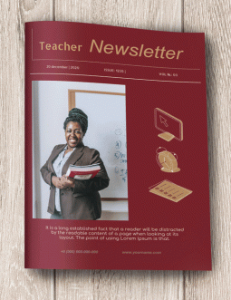 Teacher Newsletter - free Google Docs Template - 226