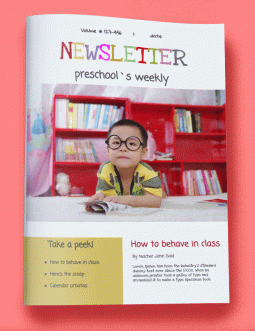 Preschool Newsletter - free Google Docs Template - 196