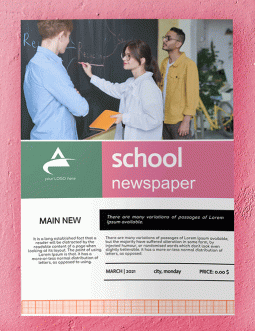 Free School Newspaper - free Google Docs Template - 260