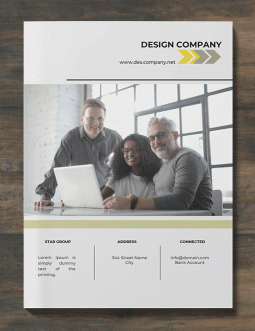 Design Company Brochure - free Google Docs Template - 84
