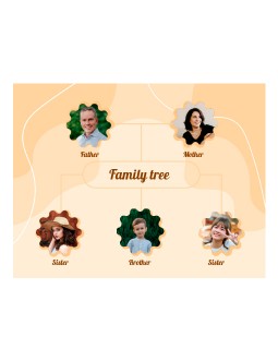 Modern Family Tree - free Google Docs Template - 3342