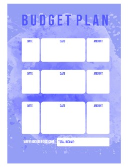 Violet Budget  Plan