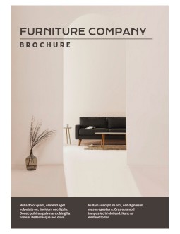 Furniture Company Brochure - free Google Docs Template - 4231