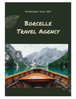 Green Travel Brochure - free Google Docs Template - 2977