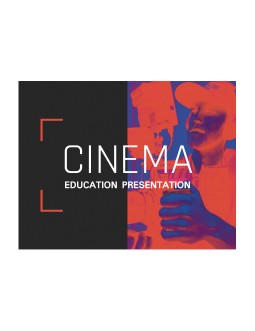Contrast Cinema Education Presentation - free Google Docs Template - 3283