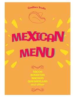Orange Mexican Restaurant Menu