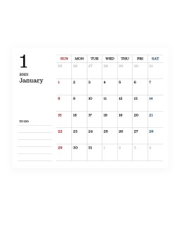 White Classic Calendar - free Google Docs Template - 3851