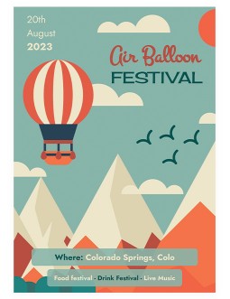 Air Baloon Festival Flyer - free Google Docs Template - 4262