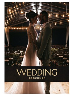 Dark Brown Wedding Brochure - free Google Docs Template - 4172