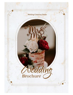 Wedding Organization Brochure - free Google Docs Template - 3575