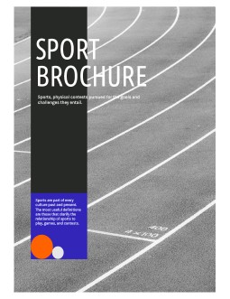 Modern Sport Brochure - free Google Docs Template - 3672