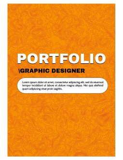 Bright Cheerful Graphic Designer Portfolio - free Google Docs Template - 3993