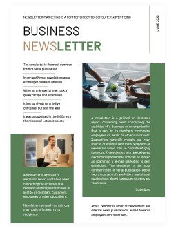 Green Business Newsletter