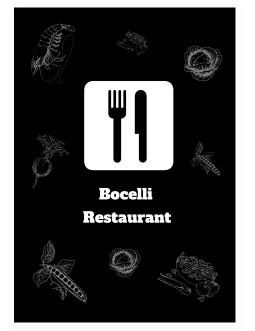 Restaurant Business card - free Google Docs Template - 3475
