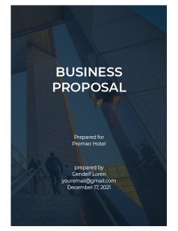 Corporate Business Proposal - free Google Docs Template - 1316