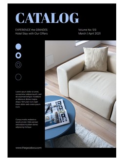 Elegant Furniture Catalog - free Google Docs Template - 4136