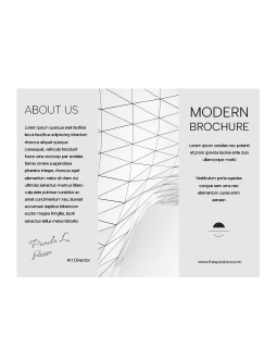 Grey Modern Brochure - free Google Docs Template - 3985