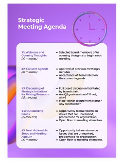 Strategic Meeting Agenda