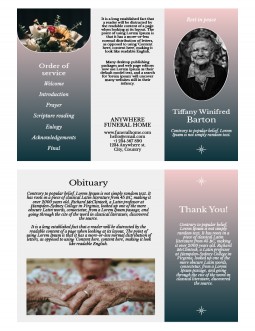 Contemporary Funeral Brochure - free Google Docs Template - 3840
