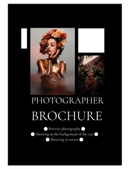 Photographer Brochure - free Google Docs Template - 685