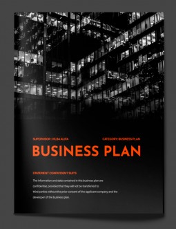 Dark Modern Business Plan  - free Google Docs Template - 428
