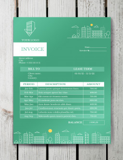 Apartment Rent Invoice - free Google Docs Template - 259