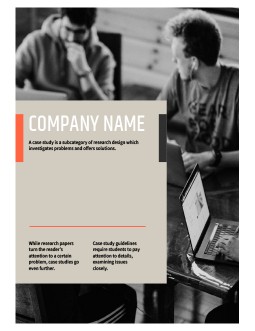 Case Study Booklet - free Google Docs Template - 3820