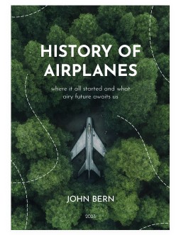Airplanes Cover Books - free Google Docs Template - 4000