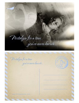 Romantic Vintage Postcard - free Google Docs Template - 4133