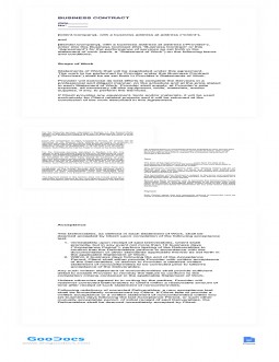 Business Contract - free Google Docs Template - 4283
