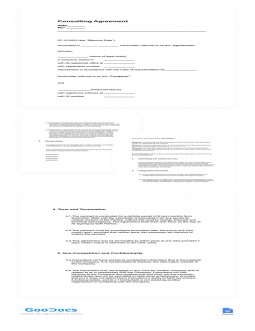 Consulting Agreement - free Google Docs Template - 4087