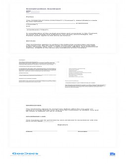 Construction Contract - free Google Docs Template - 4269