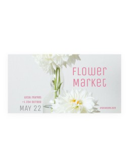 Flower Market Facebook Cover - free Google Docs Template - 2724