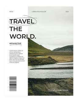 Bright Travel Guide Book - free Google Docs Template - 4036