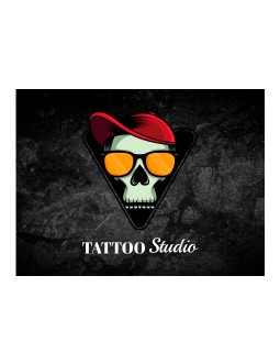 Tattoo Studio Business Card - free Google Docs Template - 2951