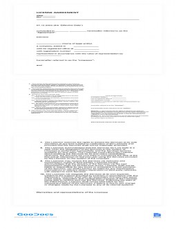 License Agreement - free Google Docs Template - 4086