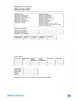 Request for Quote - free Google Docs Template - 4084