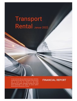 Transport Rental Financial Report - free Google Docs Template - 1059