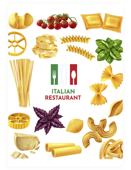Italian Restaurant Menu - free Google Docs Template - 3280